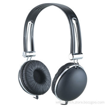 Black Stereo Noise-cancelling MP3 Headphone, with 32ohms Impedance